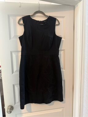 Banana Republic Navy Sleeveless Midi Dress